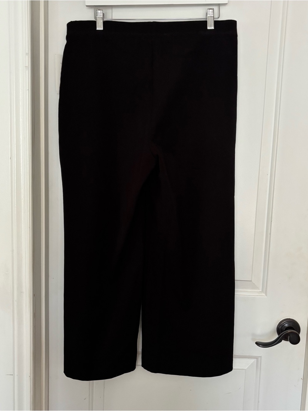 Karen Kane Brooklyn wide leg cropped pants black XL professional staple capsule - Picture 7 of 12